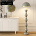 Nordic Creative Arc Smart LED Glass Standing Floor Lamp for Living Room