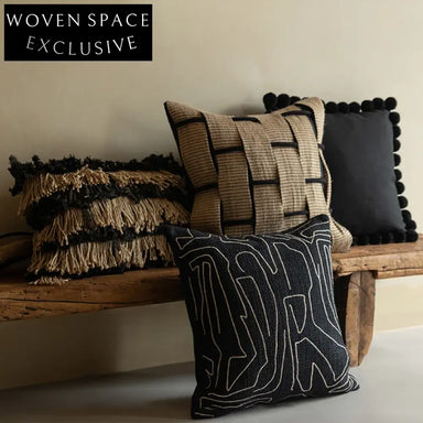 Nordic Creative Design Black Gray Home Decor Bedroom Fabric Cushion Pillows