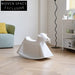 Nordic Creative Plastic Rocking Animal Chair for Kids - Modern Design Nursery Seating