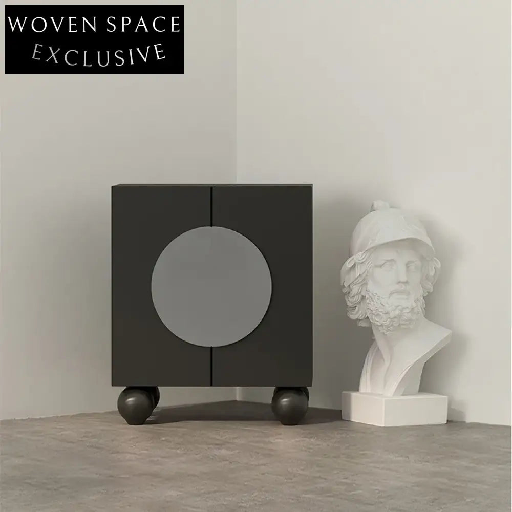 Nordic Cube Solid Wood 2-Drawer Pink Bedside Nightstand