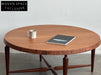 Nordic Dutch 1970s Round Coffee Table by Louis Van Teeffelen