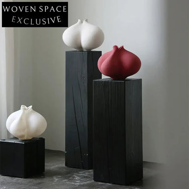 Nordic Elegant Handmade Ceramic Flower Vase Set for Home Decor