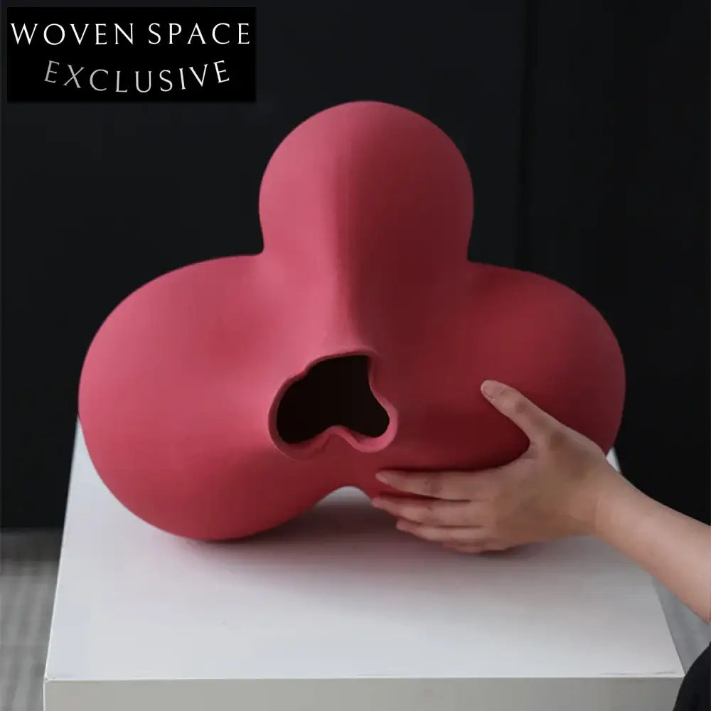 Nordic Elegant Handmade Ceramic Flower Vase Set for Home Decor