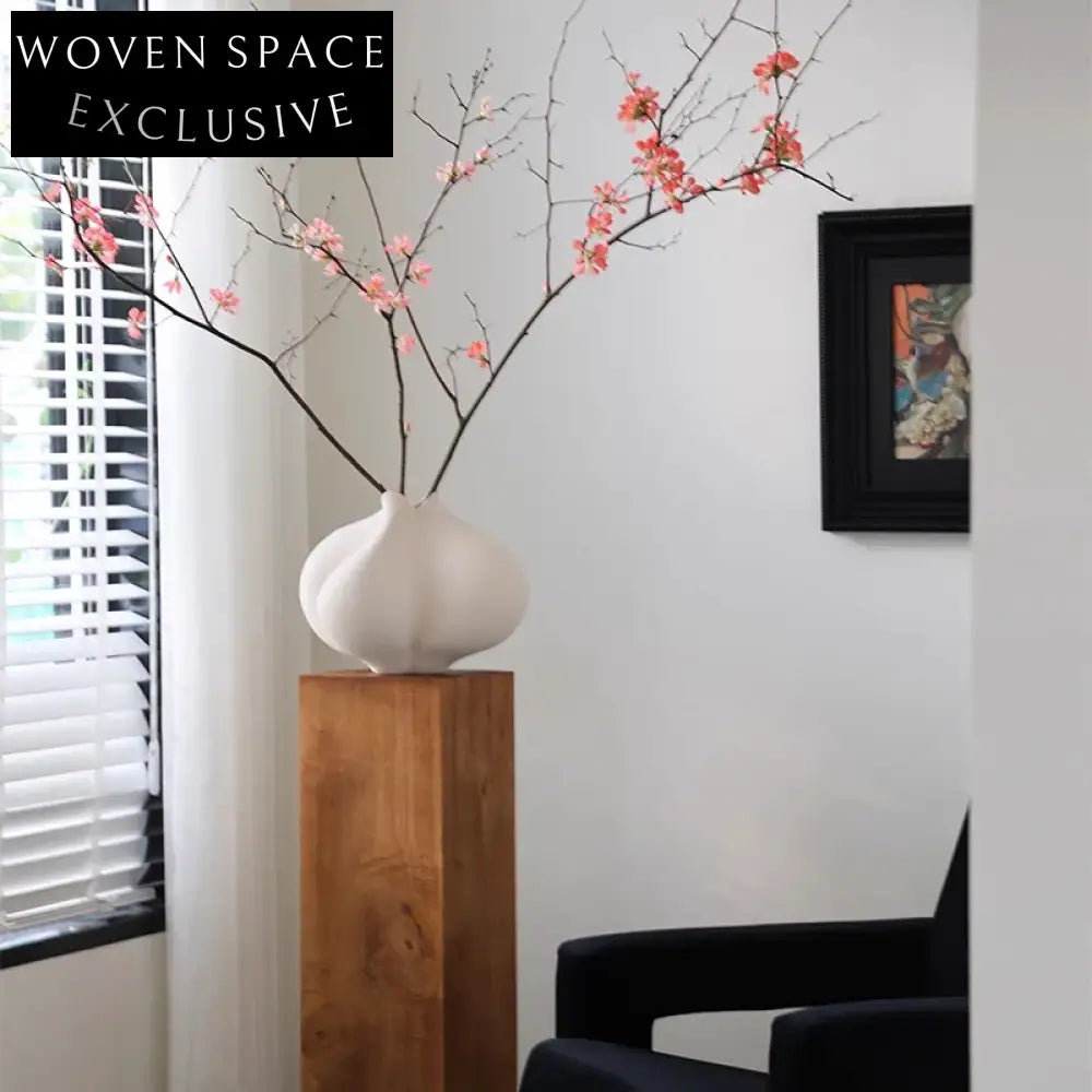 Nordic Elegant Handmade Ceramic Flower Vase Set for Home Decor