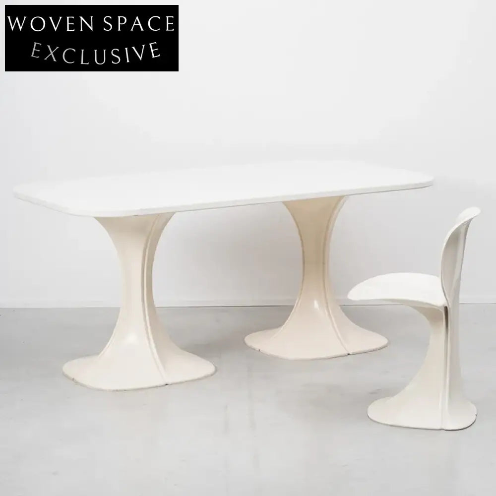 Nordic Fiberglass Dining Chair Modern Cafe Bistro Hotel Restaurant Seating