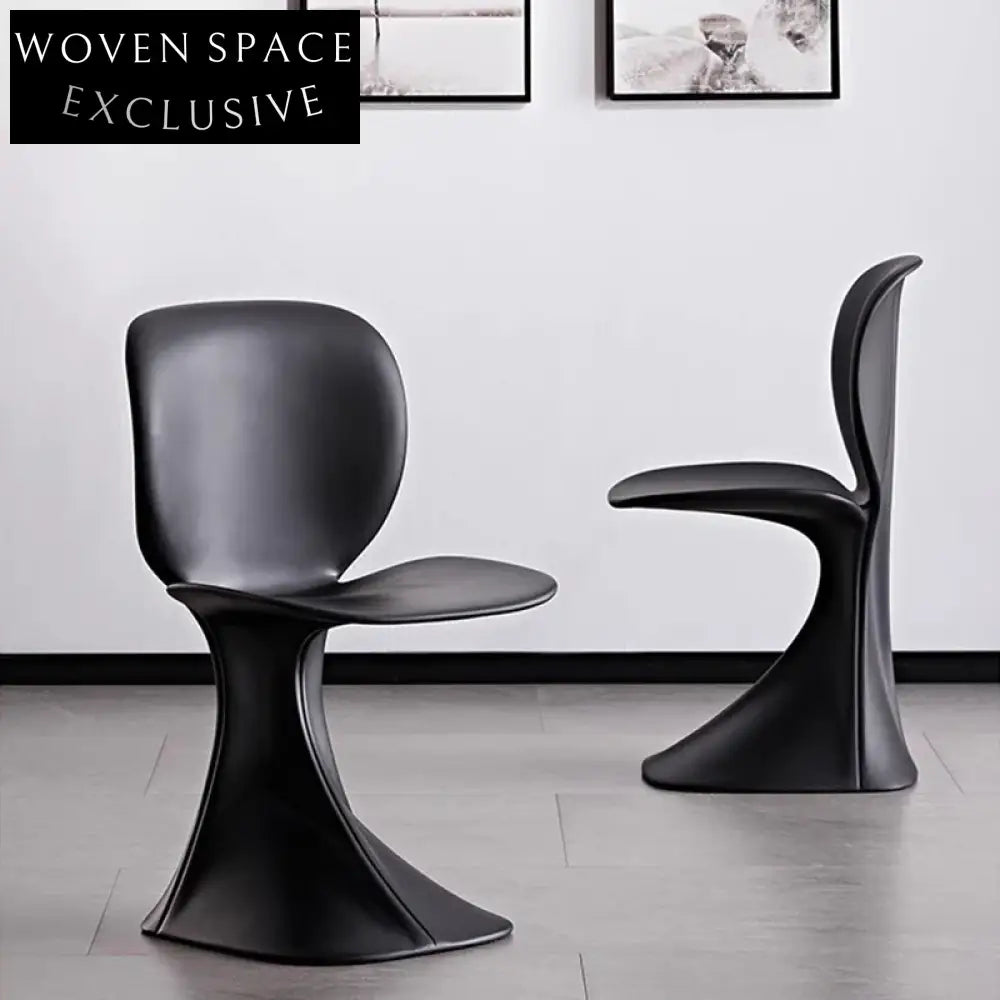 Nordic Fiberglass Dining Chair Modern Cafe Bistro Hotel Restaurant Seating