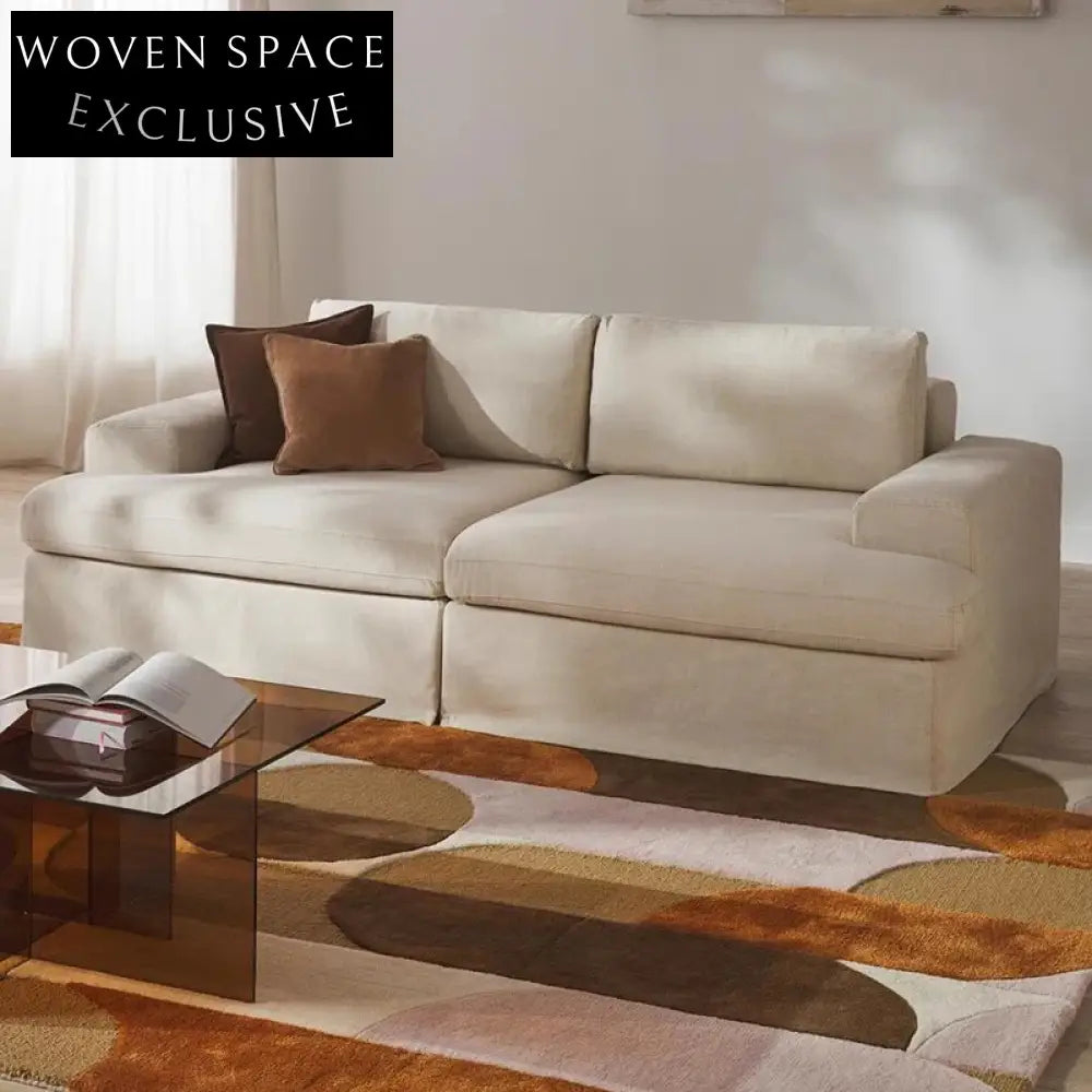 Nordic Geometric Pattern Polyester Area Rug for Living Room Decor