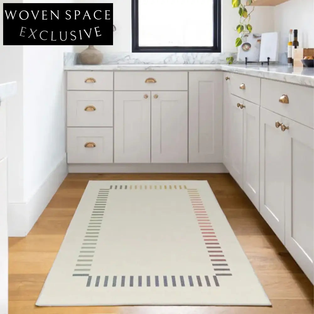 Nordic Geometric Pattern Polyester Coffee Table Carpet for Living Room Decor