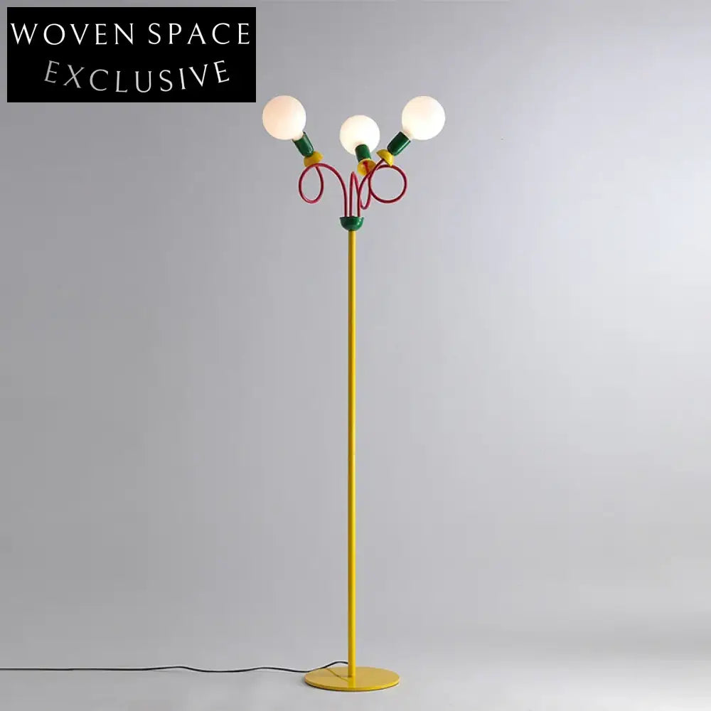 Nordic Glass Shade Metal Frame Living Room Decorative Table Lamp