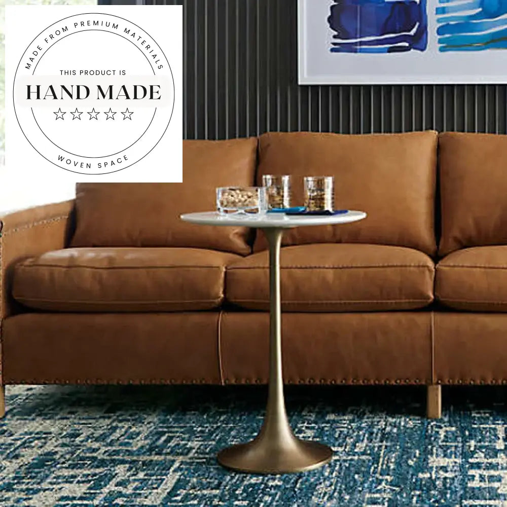 Nordic Gold Stainless Steel Round Accent Side Table