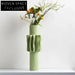 Nordic Green Ceramic Vases: Modern Home Decor, Art Flower Displays