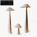 Nordic Home Decorative Metal Standing Mushroom LED Floor Lamp for Living Room
