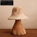 Nordic Inspired Wooden Mushroom Art Decor, Elegant Home Accent Sculpture Collection