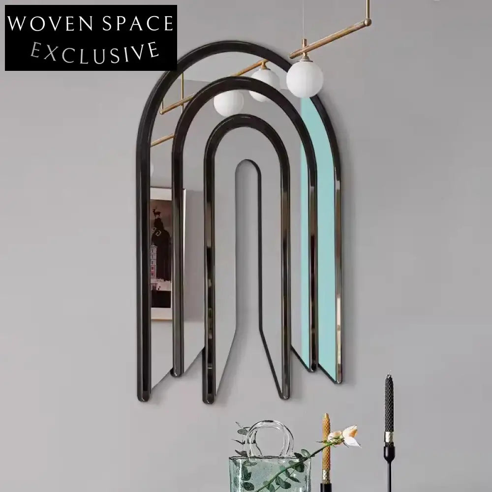 Nordic Irregular Wall Mirror Decorative Home Living Room Unique Mirror