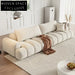 Nordic L-Shaped Modular Boucle Velvet Fabric Sofa Combination Set for Living Room
