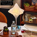 Nordic LED Star Glass Table Lamp for Corner Reading and Console Decor