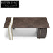 Nordic Light Luxury Marble Top Executive Desk for Modern Home Office Villa