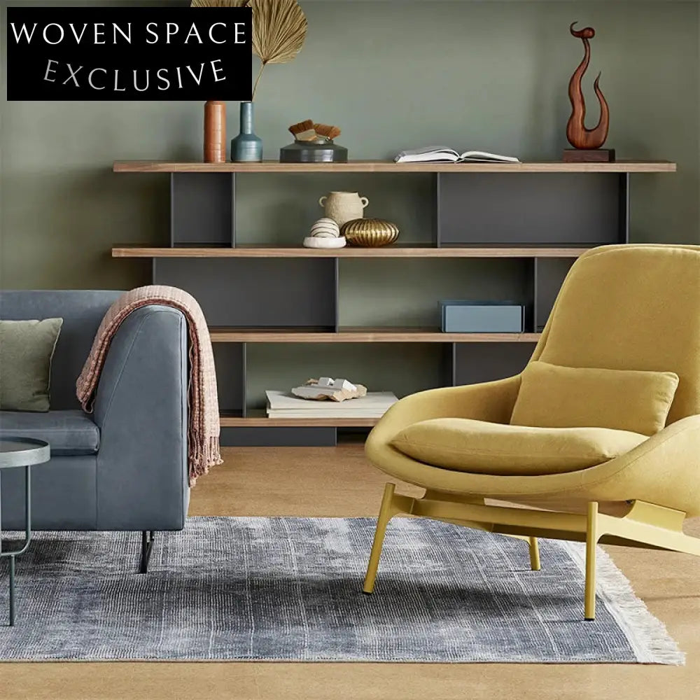 Nordic Light Luxury Plywood Multi-use Storage Bookshelf Cabinet for Home