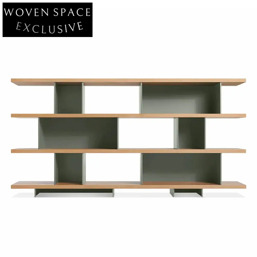 Nordic Light Luxury Plywood Multi-use Storage Bookshelf Cabinet for Home