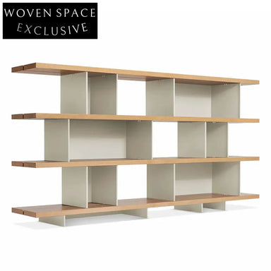 Nordic Light Luxury Plywood Multi-use Storage Bookshelf Cabinet for Home