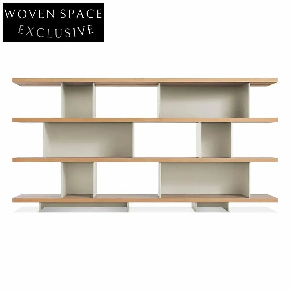 Nordic Light Luxury Plywood Multi-use Storage Bookshelf Cabinet for Home