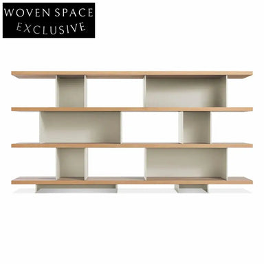 Nordic Light Luxury Plywood Multi-use Storage Bookshelf Cabinet for Home
