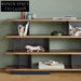 Nordic Light Luxury Plywood Multi-use Storage Bookshelf Cabinet for Home