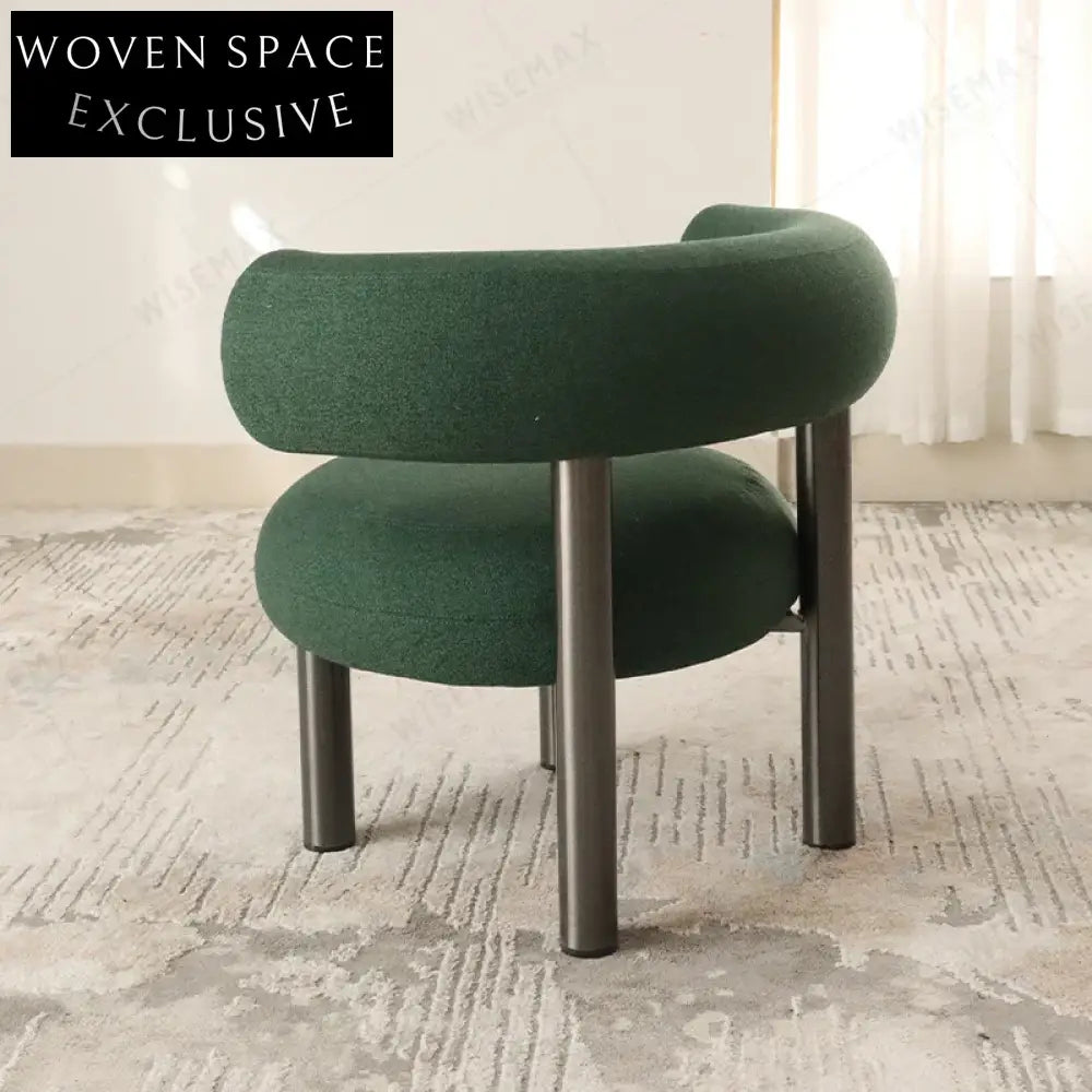 Nordic Linen Fabric Dining Chair for Kids, Restaurant & Cafe