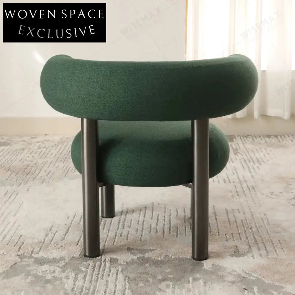 Nordic Linen Fabric Dining Chair for Kids, Restaurant & Cafe