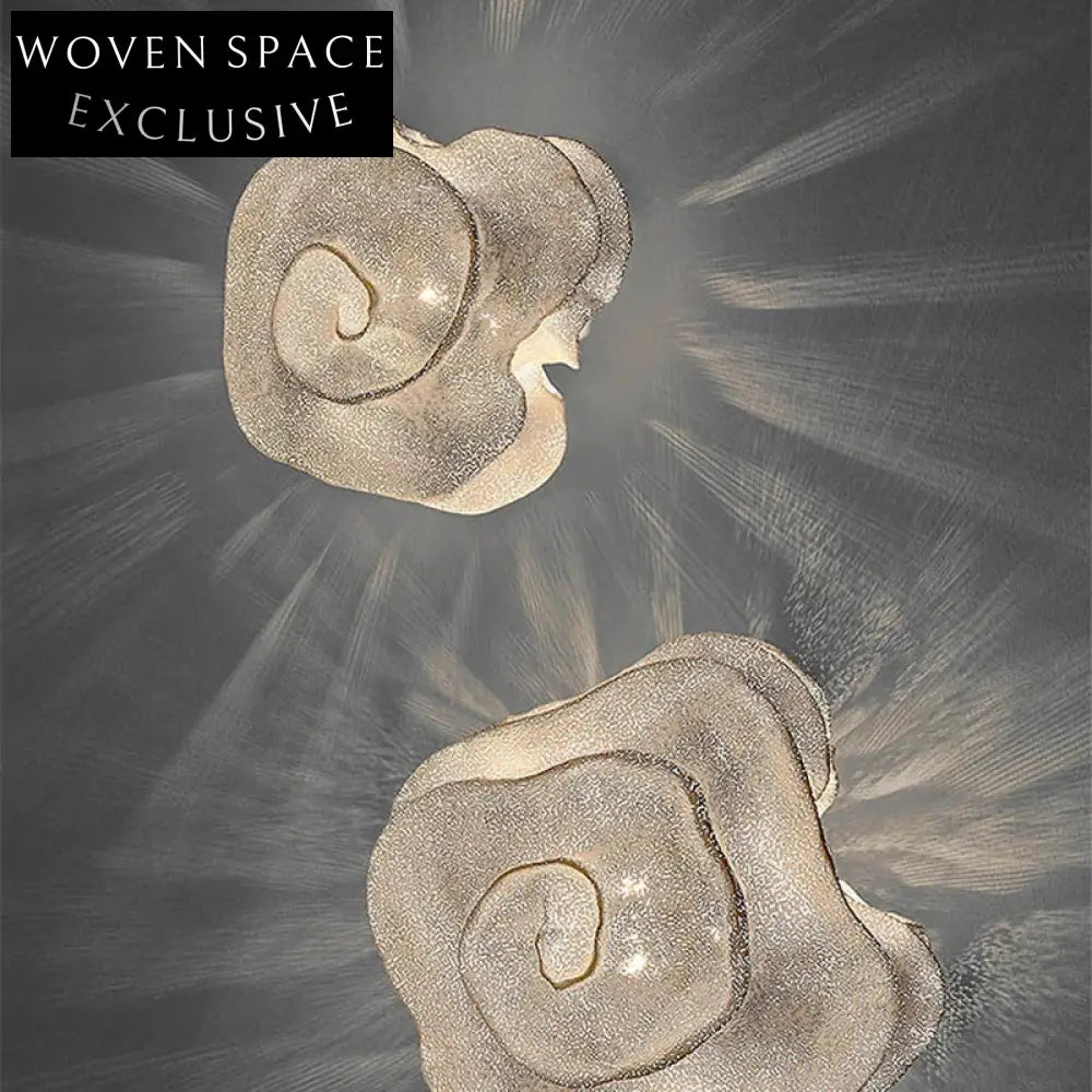 Nordic Luxury Flower Design LED Chandelier & Wall Sconce for Modern Homes