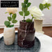 Nordic Luxury Marble Home Decor Vase Set - Elegant Table Stand
