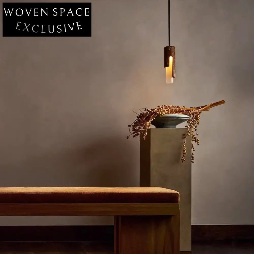 Nordic Luxury Natural Stone LED Pendant Chandelier for Living Dining Room