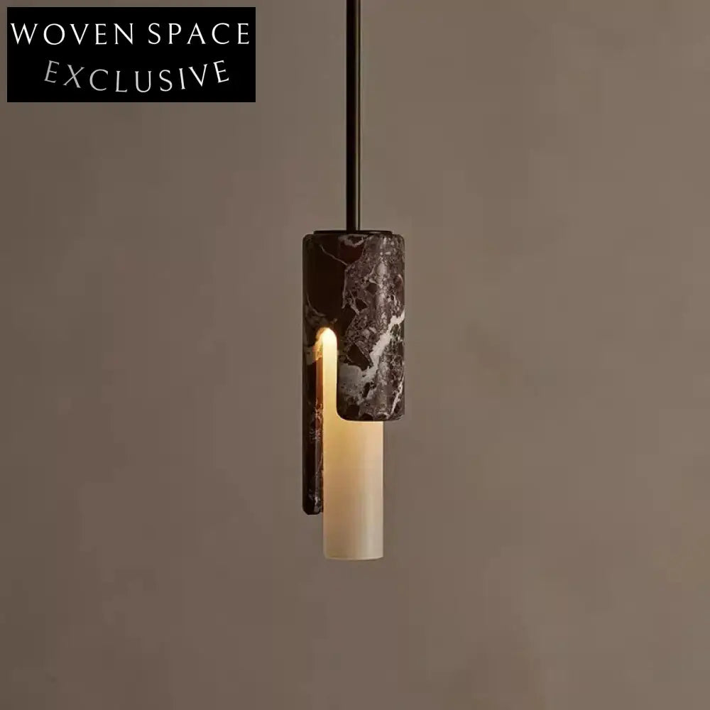 Nordic Luxury Natural Stone LED Pendant Chandelier for Living Dining Room