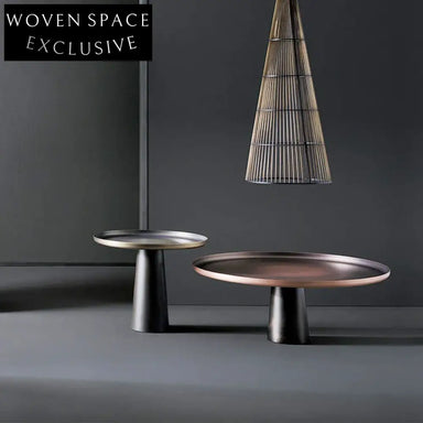 Nordic Luxury Round Metal Coffee Table for Hotel Home Living Room