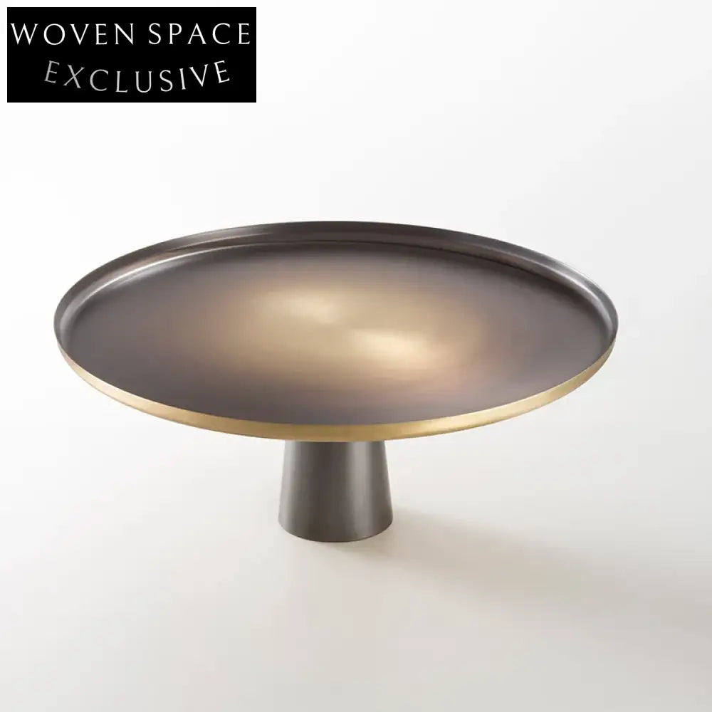 Nordic Luxury Round Metal Coffee Table for Hotel Home Living Room