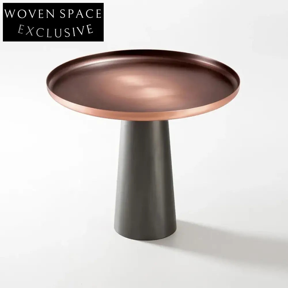 Nordic Luxury Round Metal Coffee Table for Hotel Home Living Room