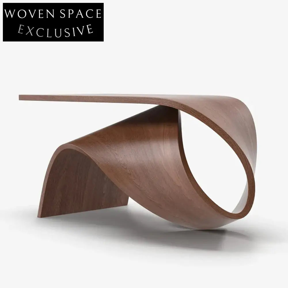 Nordic Luxury Solid Wood Walnut Finish Dining Table for Kitchens