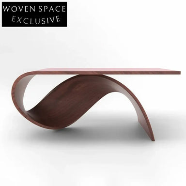 Nordic Luxury Solid Wood Walnut Finish Dining Table for Kitchens