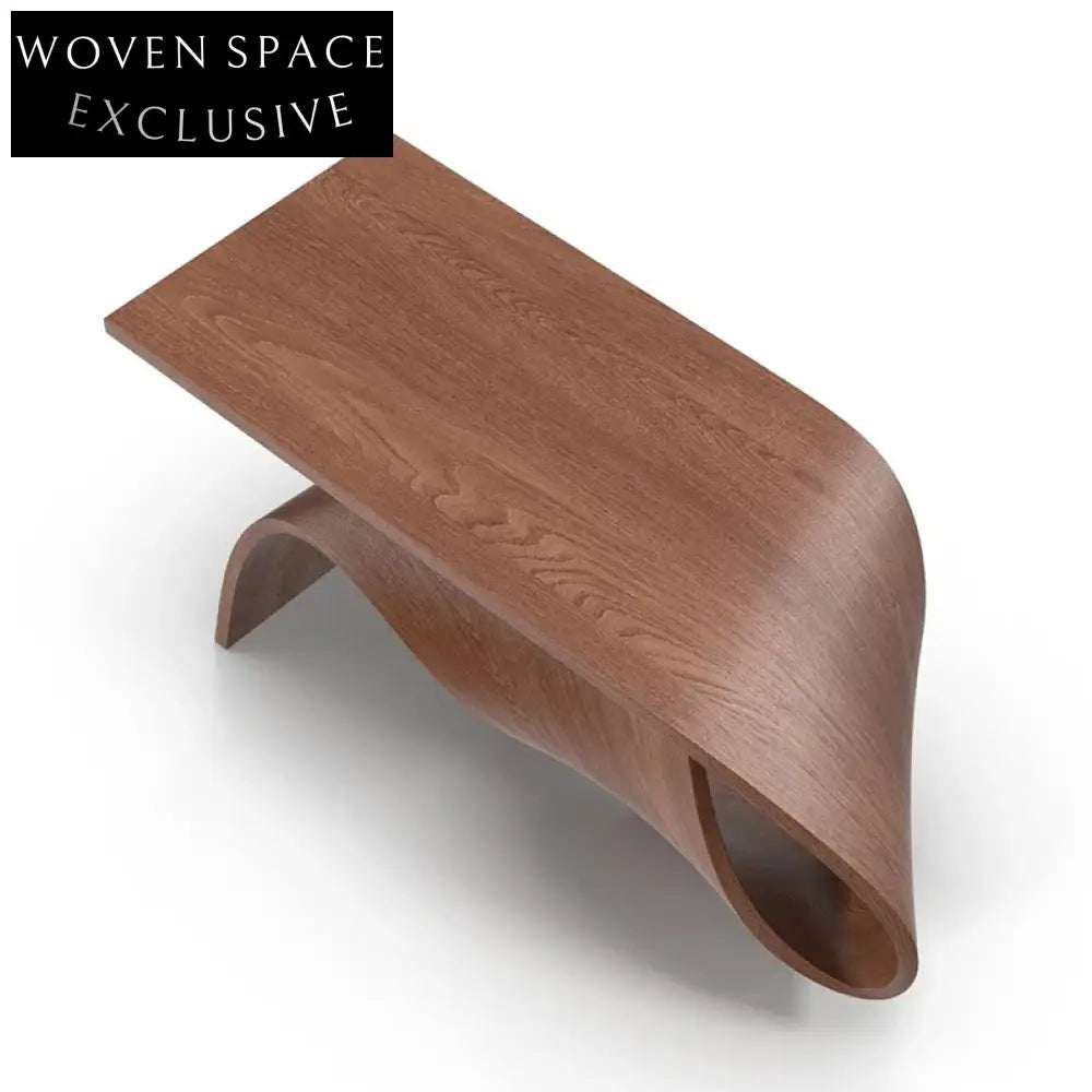 Nordic Luxury Solid Wood Walnut Finish Dining Table for Kitchens