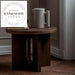 Nordic Marble Top and Solid Wood Round Hotel Side Table