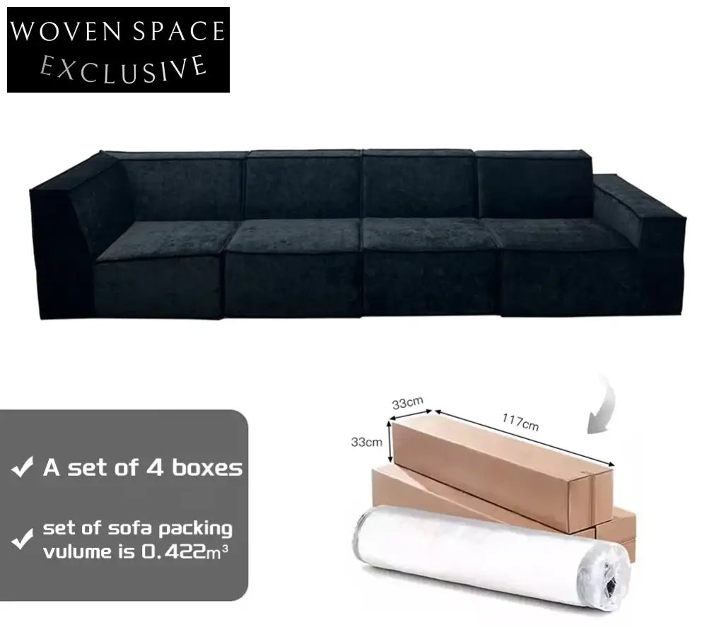 Nordic Minimalist High-Density Sponge Sofa Collection – Fashionable Home Seating Sofa