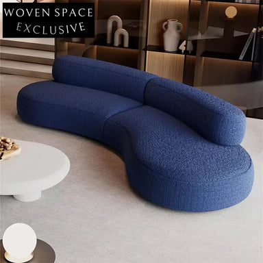 Nordic Minimalist High-Density Sponge Sofa with Chenille or Corduroy Fabric