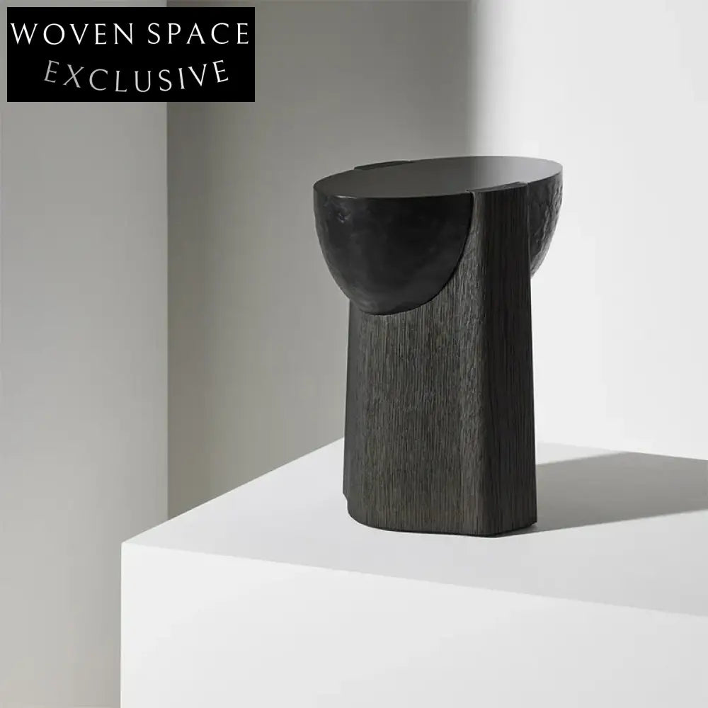 Nordic Minimalist Solid Ash Wood Sofa Bedside Side Table