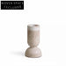 Nordic Minimalist Travertine Cylindrical Candle Holder | Elegant Living Room Decor