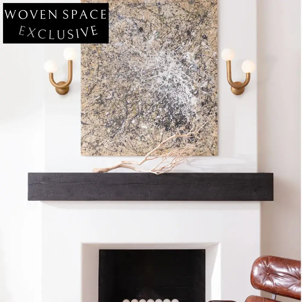 Nordic Minimalist U-Shape LED Golden Wall Sconce for Bedroom Living Room