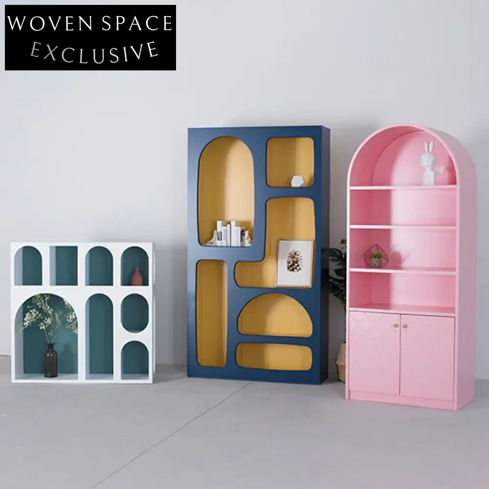 Nordic Minimalist Wabi-Sabi Cave Style Storage Display Cabinet