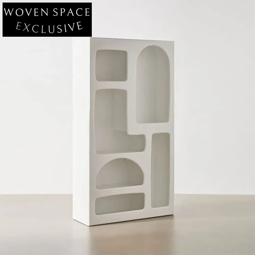 Nordic Minimalist Wabi-Sabi Cave Style Storage Display Cabinet