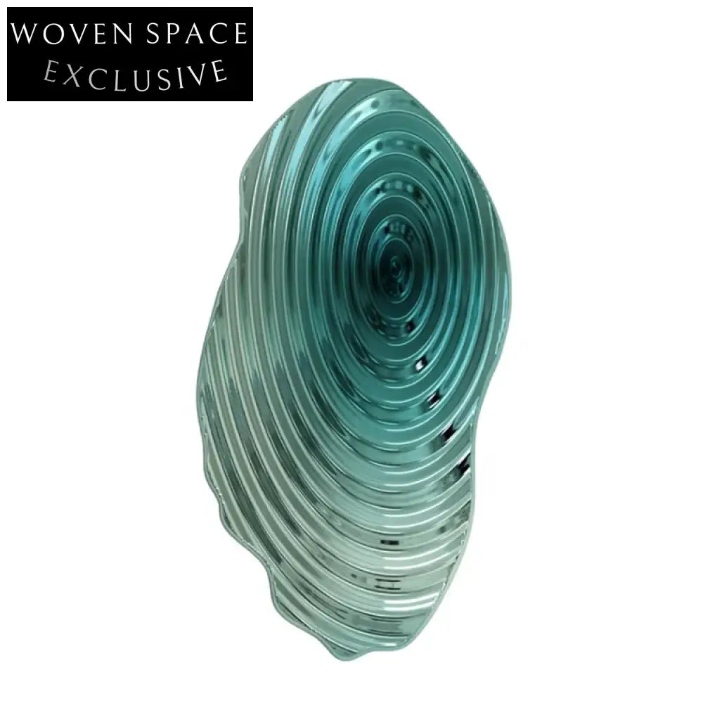 Nordic Modern Aesthetic Metal Stripe Scallop Irregular Wall Decor Art