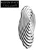 Nordic Modern Aesthetic Metal Stripe Scallop Irregular Wall Decor Art