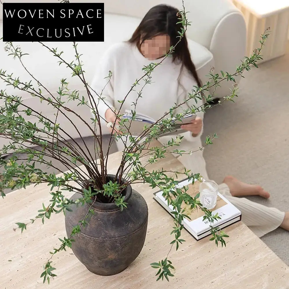 Nordic Modern Ceramic Flower Vase, Minimalist Tabletop Home Decor Accent